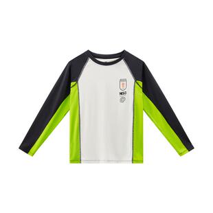 26春季暴汗不湿背happynocnoc儿童防晒速干户外长袖t恤