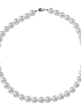 倪妮同款小灯泡akoya天女珍珠项链女款2026新款爆款锁骨颈链气质