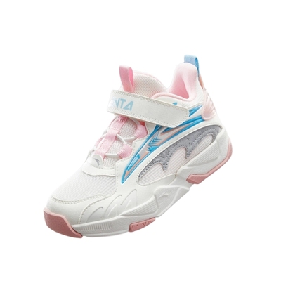 安踏儿童女小童篮球鞋2025年秋季新款透气防滑儿童高帮运动鞋板鞋