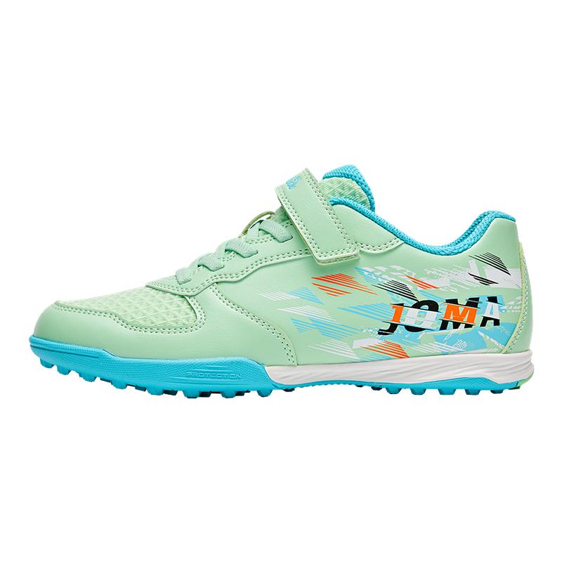 Joma26新款儿童TF碎钉专业足球鞋升级透气网面魔术贴运动追风3.5
