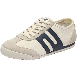 百丽小轻甘2.0跑道德训鞋女夏季新款舒适运动风休闲鞋D8J1DBM5