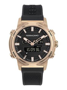 【6期免息】FERRAGAMO菲拉格慕男士Ferragamo Sport 双显腕表