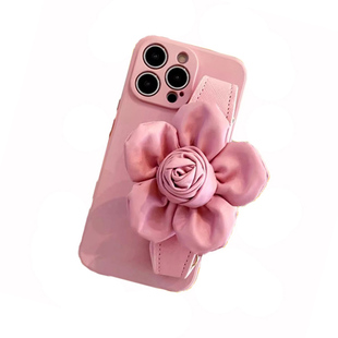 A6适用oppo A5手机壳Reno 14 13 K12K11K10K9花朵腕带FindX9X7X6X5X3X8赵露思同款A3A2A1Pro粉色A32A97A55A56