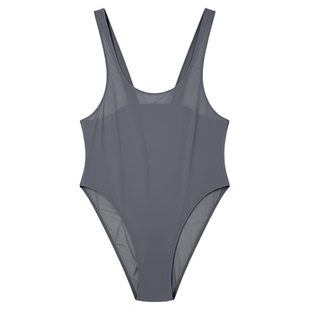 高叉连体衣男束身大码夏季微睡衣紧身U凸显瘦性感连体吊带男内衣