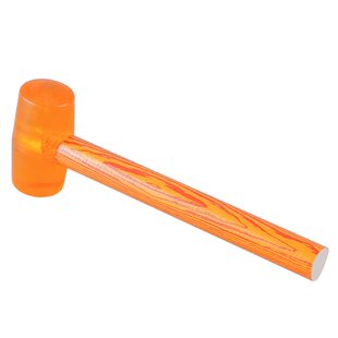 透明橡皮锤黄色橡胶锤塑料榔头大小木柄香槟锤地板瓷砖安装锤子