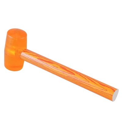 透明橡皮锤黄色橡胶锤塑料榔头大小木柄香槟锤地板瓷砖安装锤子