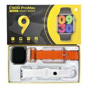 智能手表C900 PRO MAX2.19寸大屏多国语言无线充手势接听电话