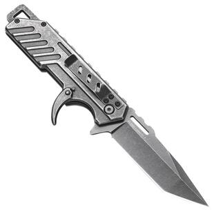 荒夫D2钢折叠小刀高硬度锋利户外折刀随身求生刀多功能工具