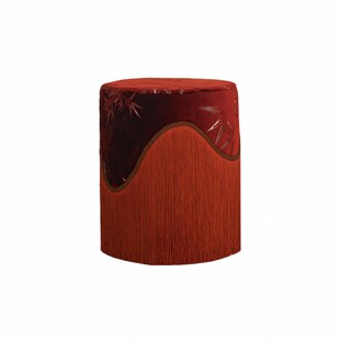 原创可拆洗新中式复古法式中古割绒丝绒流苏化妆凳矮凳换鞋凳配凳