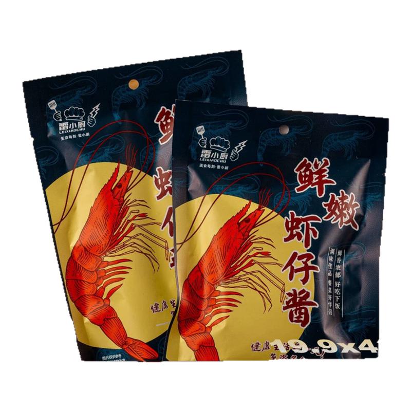 雷小厨大连鲜虾酱80g*8袋