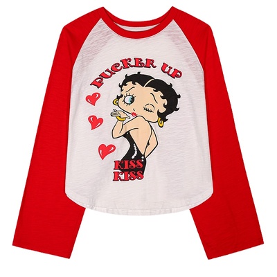 落落狷介宽松长袖早秋上衣女