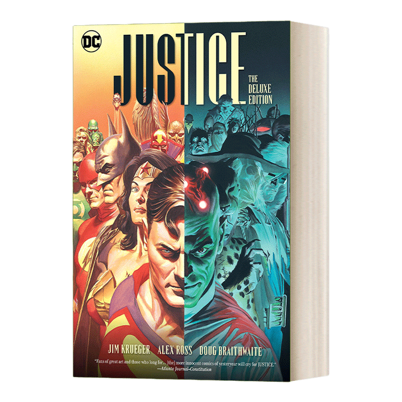 英文原版 Justice The Deluxe Edition DC漫画 正义 精装豪华收藏版 Alex Ross 英文版 进口英语原版书籍