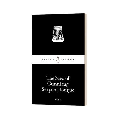 英文原版 The Saga of Gunnlaug Serpent-tongue 古拉格瓶耳草传奇 小黑书 英文版 进口英语原版书籍