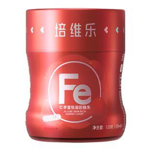 【女性血铁营养】培维乐元气富铁软糖孕妇儿童成年女性铁剂0蔗糖