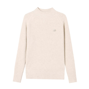 毛衣女秋冬2025新款羊毛衫花线时尚减龄打底衫半高领针织上衣厚款