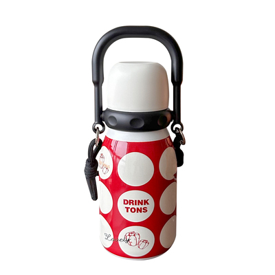 吸管保温杯成人女款便携式316不锈钢高颜值学生一盖直饮两用水杯