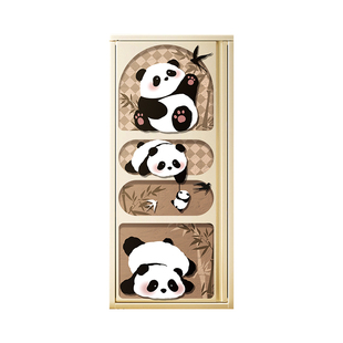 中古风熊猫斗柜客厅靠墙卧室置物柜电视柜旁小边柜铁皮柜钢制立柜