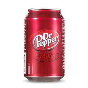 北美原装进口加拿大Dr. Pepper胡椒博士汽水碳酸饮料355ml/罐
