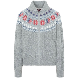 100%绵羊毛【新品】BEANPOLE滨波2025年秋冬女士圣诞优雅开襟毛衫