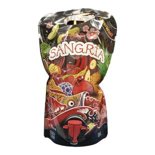 西班牙进口红酒新款袋装酒桑格利亚甜红酒葡萄果酒SANGRIA1.5升