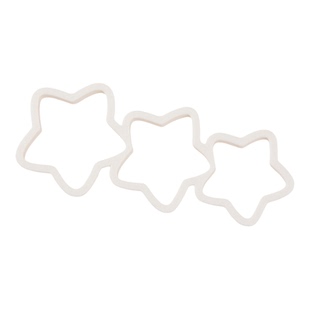 大小五角星造型翻糖塑料切模生日蛋糕甜品装饰烘焙星星模具点缀