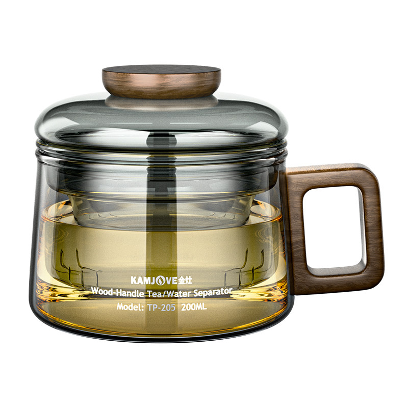 金灶泡茶壶茶水分离小型玻璃水杯