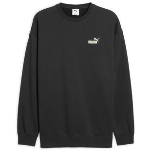 加绒加厚宽松圆领运动卫衣男PUMA彪马官方新款冬季休闲上衣634675