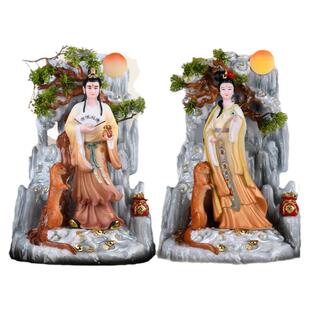 拜月胡家太爷太奶胡姑娘胡哥哥三爷七爷真身狐狸男女神像奶奶摆件