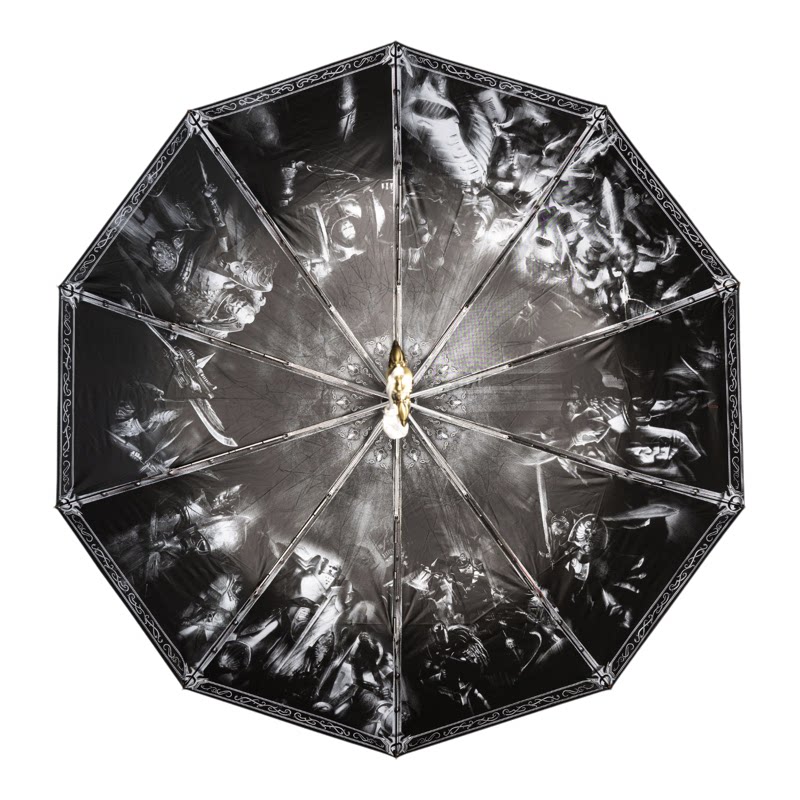 星之所在 星辰铸造战锤40K周边 悲悯之剑折叠晴雨两用双人雨伞