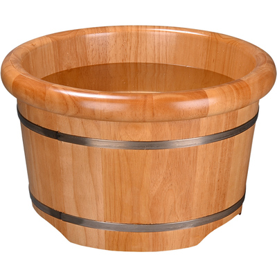 泡脚桶无节橡木不开裂不漏水木桶