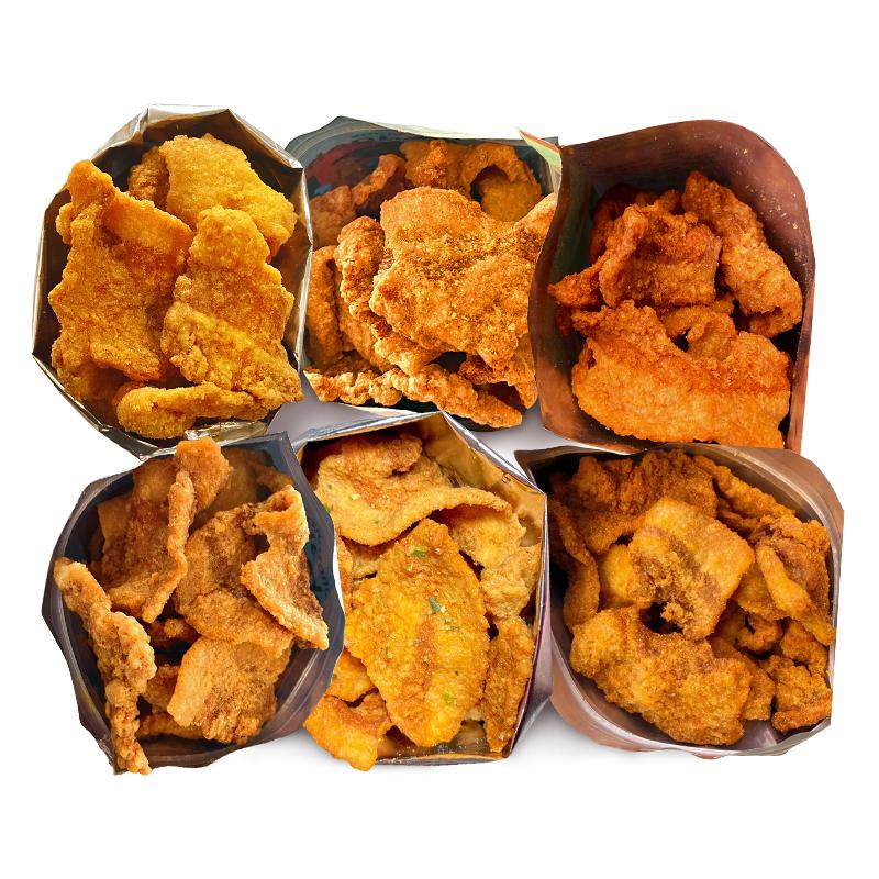 青島特產(chǎn)香酥脆皮五花肉6種口味