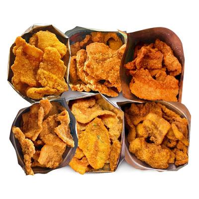 青岛特产香酥脆皮五花肉6种口味