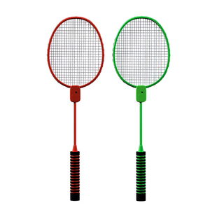 发光羽毛球拍夜光户外运动训练夜间成人儿童耐打双拍套装进攻型