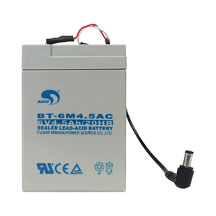 包邮四方吊秤原装电池6V4.5Ah电子秤百鹰吊钩秤童车电瓶带连接线