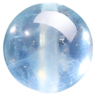 天然月光石散珠海蓝宝海纹石天河石灰蓝色水晶串珠手链diy单珠子