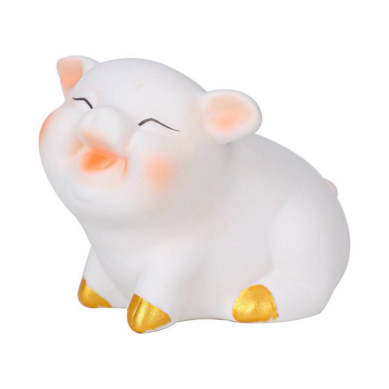 陶瓷招财进宝猪生肖猪装饰品