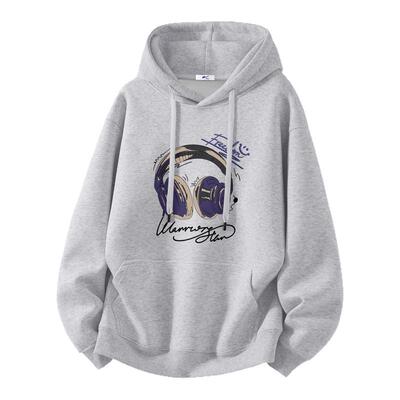 回力青少年冬季加绒连帽卫衣