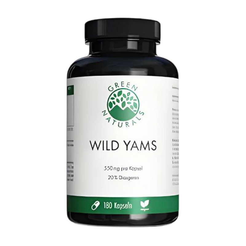 德国代购高浓度野生山药 550毫克胶囊 GREEN NATURALS 天然薯蓣
