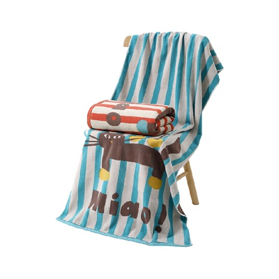 无印良品不易掉毛亲肤浴巾