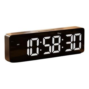 wifi联网数字电子时钟客厅闹钟电视柜自动对时桌面时钟摆放式摆件