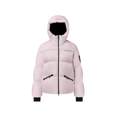 波司登2025新款冬季短款羽绒服女冰雪运动时尚潮流保暖连帽简约