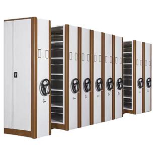 密集柜大型办公档案室密集架手摇式移动智能文件架资料凭证柜电动