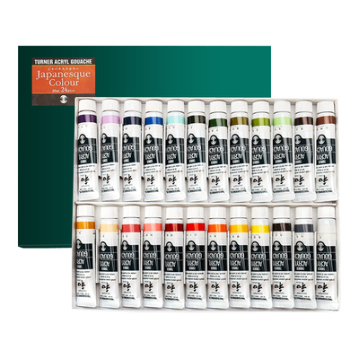 透纳丙烯水粉颜料套装24色18色