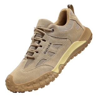 古伊萨劳保鞋男款冬季防砸防刺穿工地绝缘轻便老保钢板牛皮钢头焊