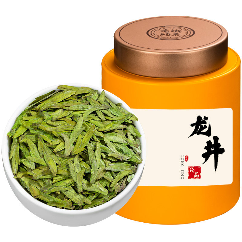 2026新茶特级明前龙井杭州高山绿茶豆香味茶叶散装罐装150g