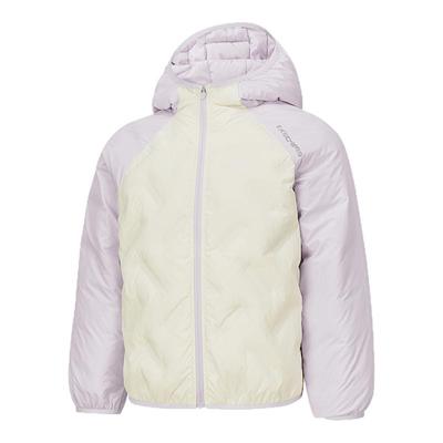 斯凯奇官网童装羽绒服男女童同款2025冬季蓬松柔软舒适面连帽外套