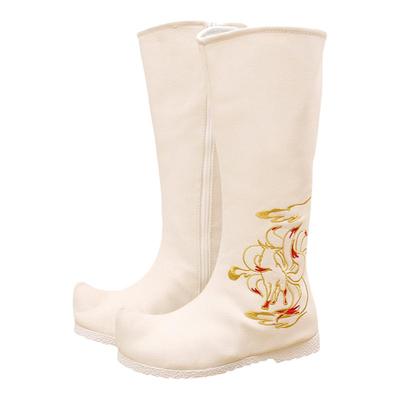 弓鞋单靴内增高单靴古装汉服靴子