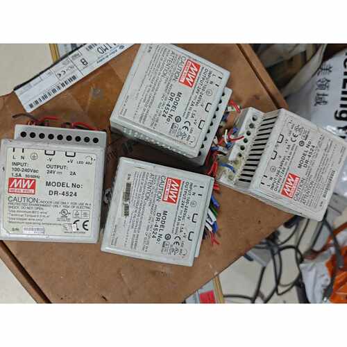 溢价-台湾明纬开关电源 DR-4524 24V2A 导轨安装电源