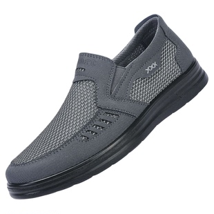 回力官方旗舰店男鞋老北京布鞋男夏季透气休闲鞋一脚蹬防滑爸爸鞋