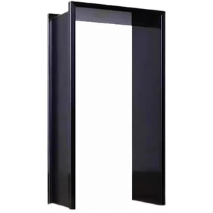 不锈钢垭口门套包边门框一体成型极窄边框铝合金自装安装定制阳台